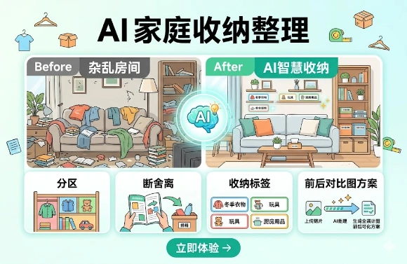 AI家庭收纳整理