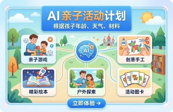 AI亲子活动计划