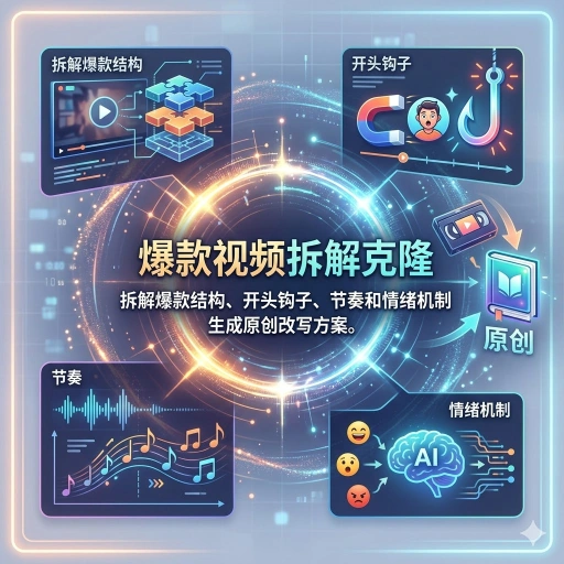 爆款视频拆解克隆